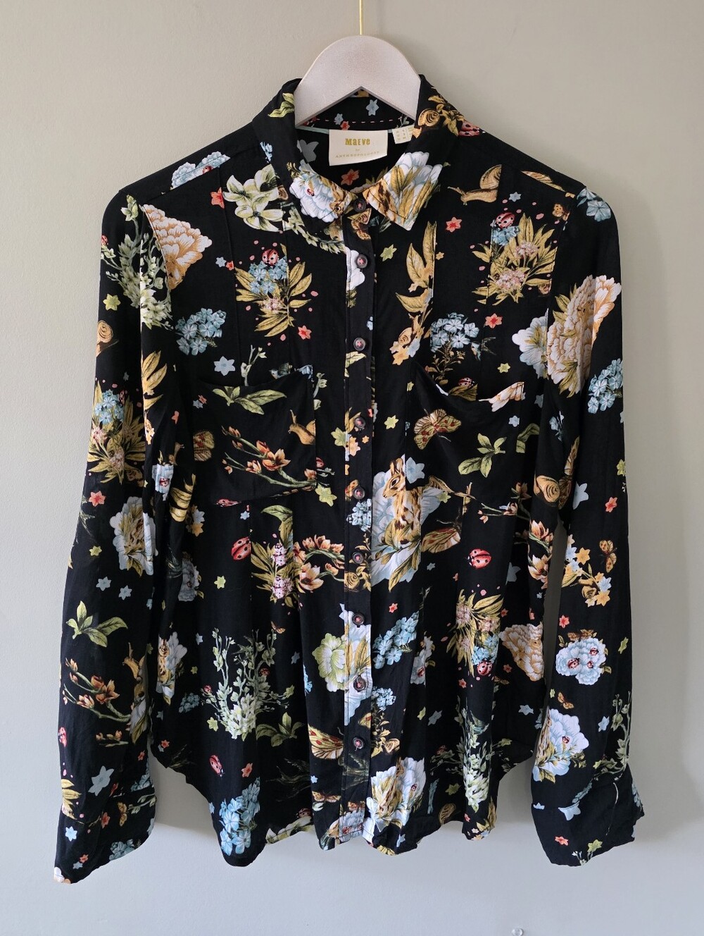 Maeve 2 Floral Woodland Blouse Soft Romantic Bohemian Cottagecore